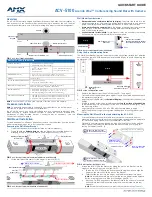 Preview for 1 page of AMX ACV-5100 ACENDO VIBE Quick Start Manual