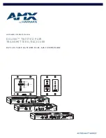 AMX AVB-TX-HDMI-DXLINK Hardware Reference Manual preview