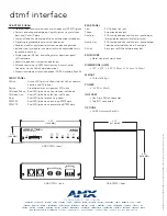 Preview for 2 page of AMX AXB-DTMF Specifications