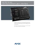 Preview for 1 page of AMX AXB-PCCOM Specifications