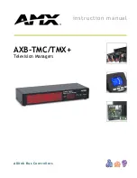 AMX AXB-TMC Instruction Manual предпросмотр