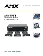 AMX AXB-TPI/3 Instruction Manual preview