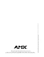 Preview for 12 page of AMX AXB-VOL3 Instruction Manual