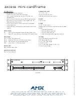 Предварительный просмотр 2 страницы AMX AXC-EM Specifications