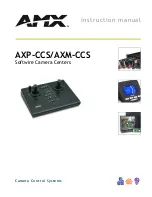 AMX AXM-CCS Instruction Manual предпросмотр