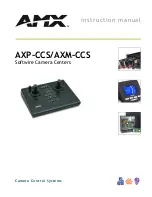 Preview for 1 page of AMX AXM-CCS Instruction Manual