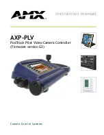 Предварительный просмотр 1 страницы AMX AXP-PLV Instruction Manual