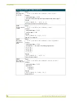 Предварительный просмотр 42 страницы AMX AXP-PLV Instruction Manual