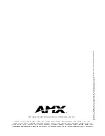 Предварительный просмотр 54 страницы AMX AXP-PLV Instruction Manual