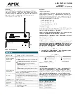 Preview for 1 page of AMX AXR-RF Installation Manual