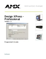 AMX AXU-CA10 Instruction Manual preview