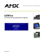 AMX AXWire Instruction Manual preview