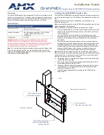 AMX CB-MVPWDS Installation Manual предпросмотр