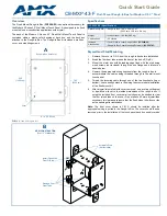 Preview for 1 page of AMX CB-MXP-43-F Quick Start Manual