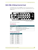 Preview for 33 page of AMX CONTROL CARDS AND NETMODULES Instruction Manual