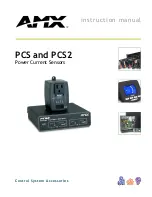 AMX Current Sensors PCS Instruction Manual preview