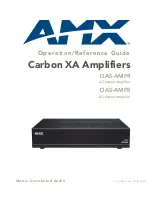 AMX DAS-AMP4 Operation/Reference Manual preview