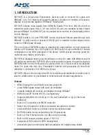 Предварительный просмотр 4 страницы AMX DCP-MTX User Manual