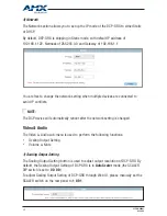 Preview for 20 page of AMX DCP-SRX User Manual