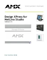 Предварительный просмотр 1 страницы AMX Design XPress Instruction Manual