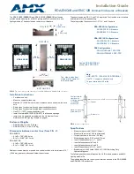 Предварительный просмотр 1 страницы AMX Dimmer Enclosures w/Breakers RDA-ENC12B Installation Manual