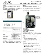 Preview for 1 page of AMX DMS Pinnacle Quick Start Manual