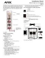 Preview for 1 page of AMX Dual Zero Cross Module RDM-2ZC Installation Sheet