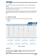 Preview for 20 page of AMX DUX-12F User Manual