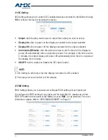 Preview for 18 page of AMX DUX-8C User Manual
