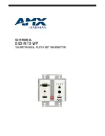 AMX DUX-MTX-WP User Manual preview