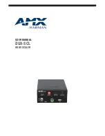 AMX DUX-SCL User Manual предпросмотр