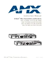 Preview for 1 page of AMX DXF-RX-MMD Instruction Manual