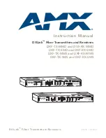 AMX DXF-RX-MMD Instruction Manual preview