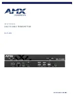 AMX DXLITE DXL-TX-4K60 Instruction Manual preview