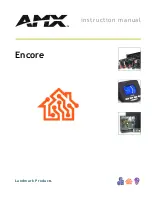 AMX Encore Instruction Manual preview