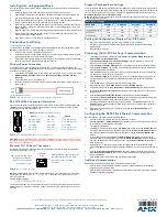 Предварительный просмотр 2 страницы AMX FG2105-90 Installation Manual