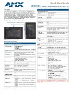 AMX FG5968-08 Quick Start Manual preview