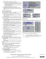 Предварительный просмотр 2 страницы AMX HDDs in MMS Servers Installation Manual