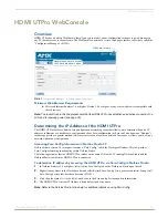 Preview for 69 page of AMX HDMI-UTPRO-0808 Instruction Manual