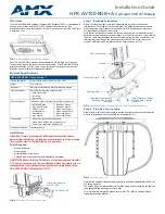 Preview for 2 page of AMX HPX-AV100-RGB+A Installation Manual