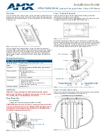 Preview for 1 page of AMX HPX-C5400-CN+A Installation Manual