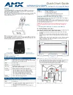 Preview for 1 page of AMX HPX-N102-USB-PC Quick Start Manual