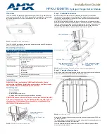 AMX HPX-U100-BTN Installation Manual preview