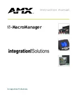 AMX I!-MACROMANAGER Instruction Manual preview