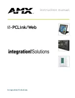 AMX I!-PCLINK WEB Instruction Manual предпросмотр