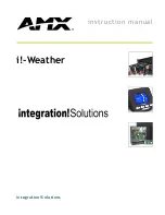 AMX I!-WEATHER Instruction Manual preview