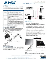 Preview for 1 page of AMX IRX-PP38 Installation Manual