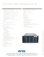 Preview for 2 page of AMX MAX-AVM Specifications