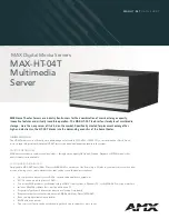 Preview for 1 page of AMX MAX-HT-04T Datasheet