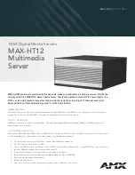 Preview for 1 page of AMX MAX-HT12 Datasheet